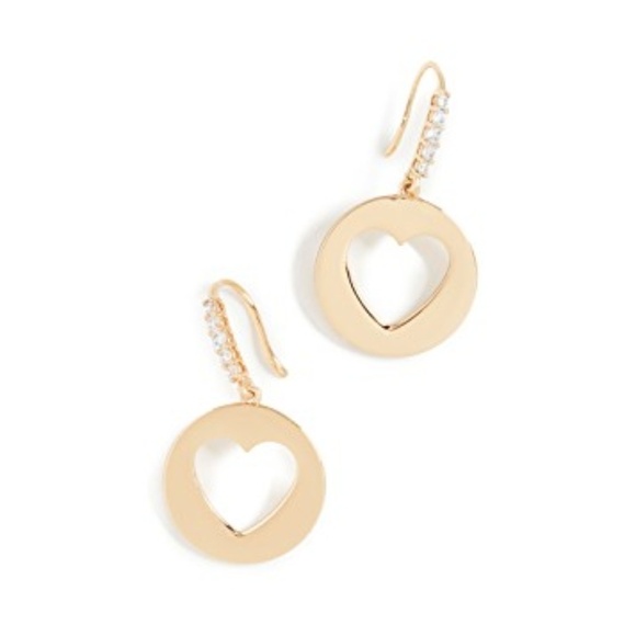 Kate Spade Heart Drop Earrings NEW - Picture 5 of 5